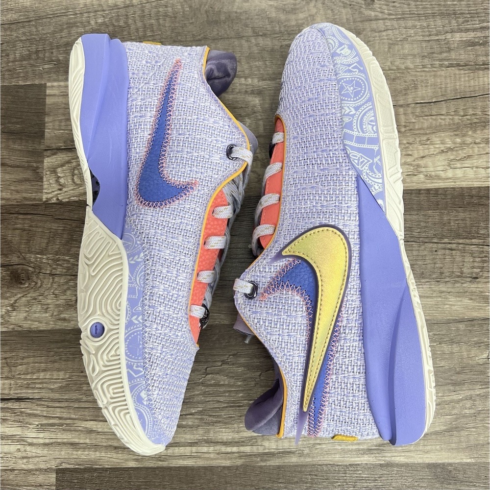 Nike LeBron 20 "Violet Frost" Purple Pink New Basketball Shoes Mens 9 DJ5423-500